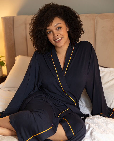 Target Cosy Sleep Rib Dressing Gown - Grey | Catch.com.au