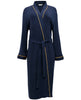Cosmo Navy Jersey Long Dressing Gown