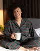 Whistler Damen-Pyjama-Oberteil, supergemütlich, kariert