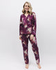 Eve Pyjama-Oberteil mit Blumenmuster