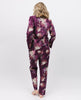 Eve Magenta Pyjama-Set mit Blumenmuster