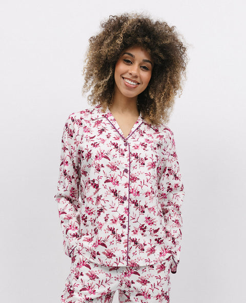 Eve Berry Print Pyjama Top