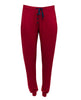 Pyjamahose aus rotem Jersey