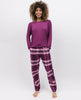 Magenta Slouch Jersey Pyjama Top