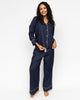 Womens Hotel Pyjamas Navy