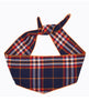 Taylor Lightly Brushed Check Dog Neckerchief