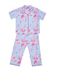 Zoey Girls Flamingo Print Pyjama Set
