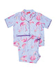 Zoey Mädchen-Pyjama-Set mit Flamingo-Print