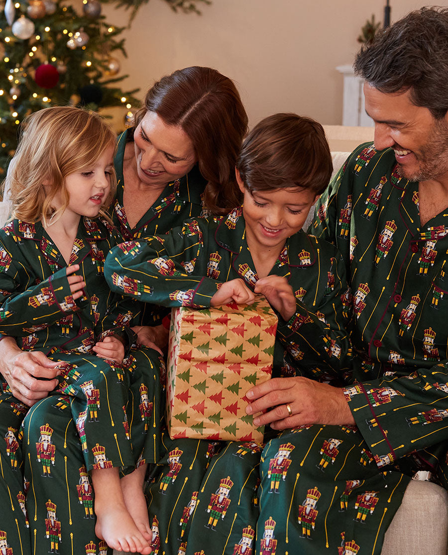 Nutcracker Print Matching Family Pyjama Set