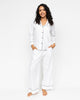 Womens Hotel Pyjamas White