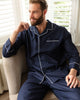 Pyjama Hôtel Homme Bleu Marine