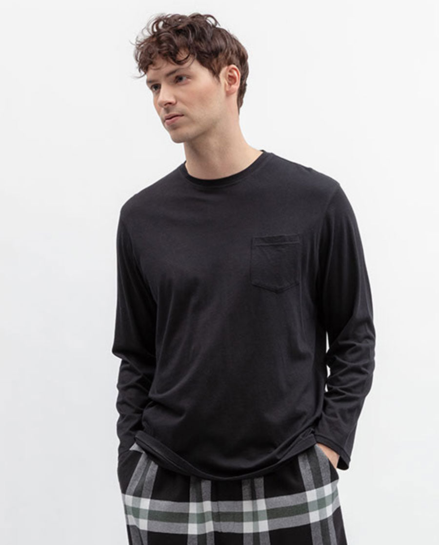 Mens Long Sleeve Jersey T-shirt