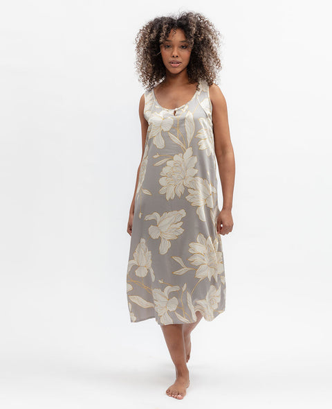 Victoria Floral Print Long Nightdress