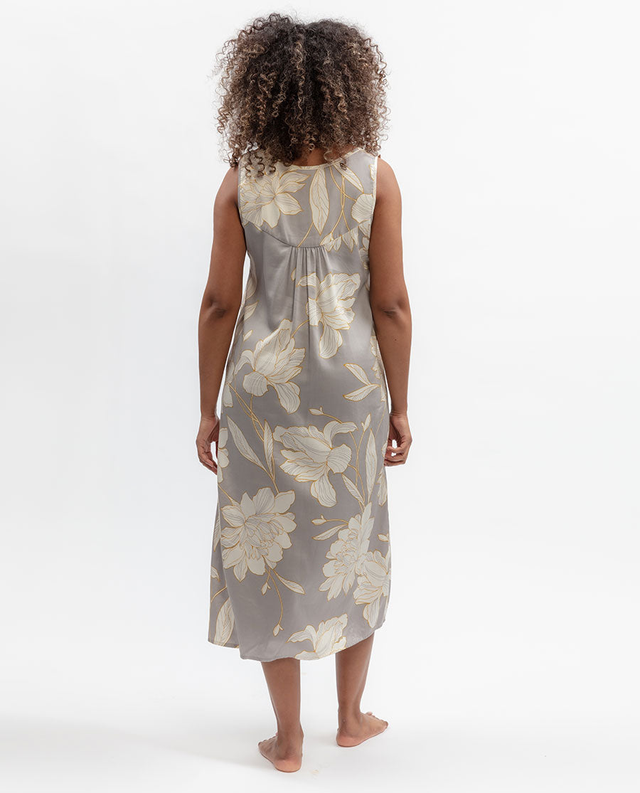 Victoria Floral Print Long Nightdress