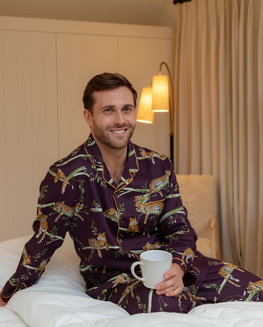 Wild Slumber Leopard Matching Family Pyjama Set