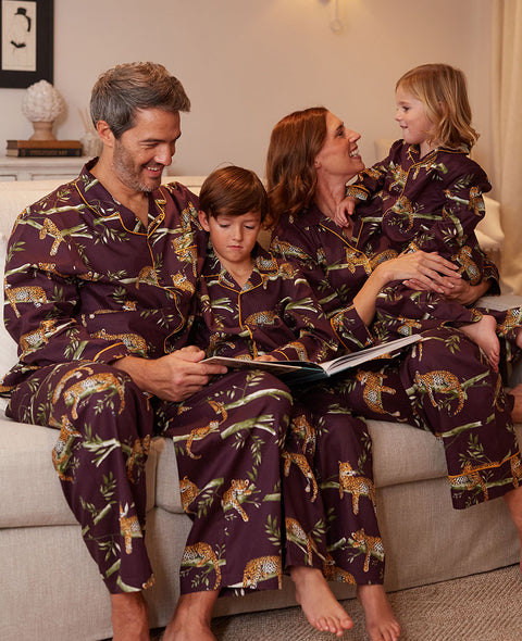 Wild Slumber Leopard Matching Family Pyjama Set