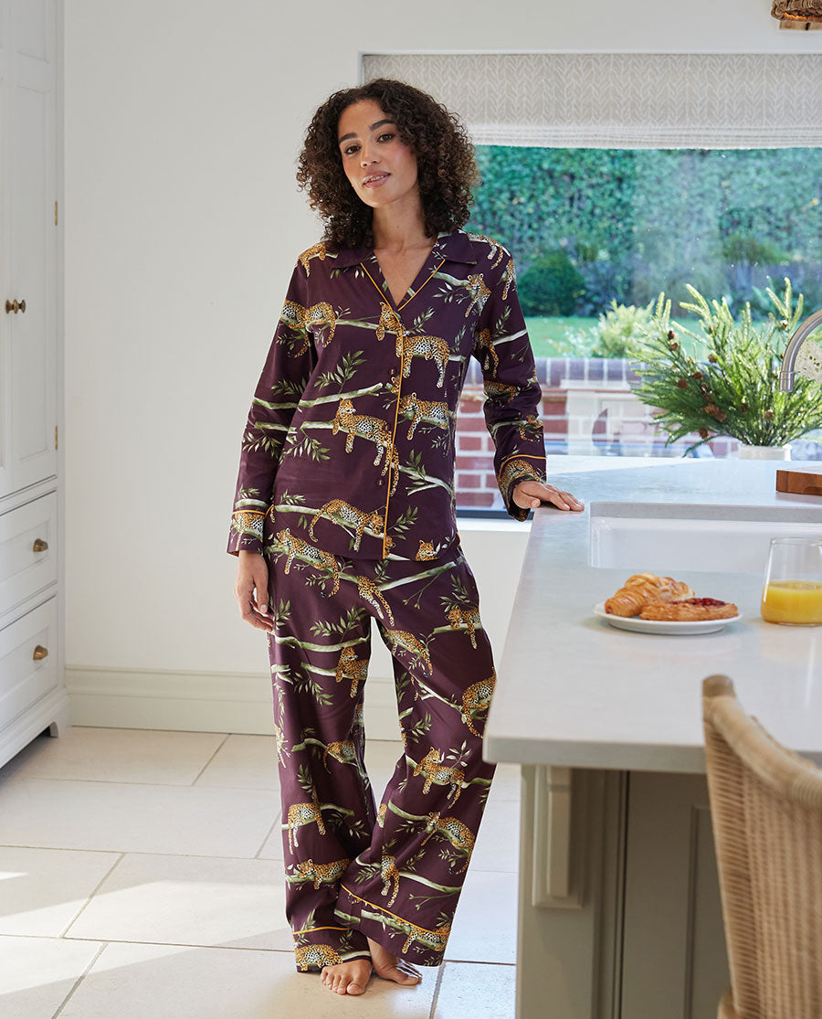 Wild Slumber Leopard Matching Family Pyjama Set