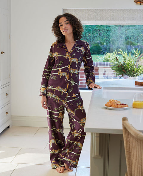 Wild Slumber Leopard Matching Family Pyjama Set