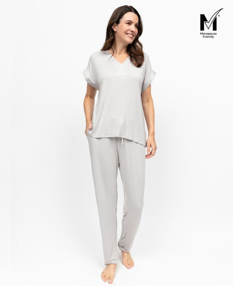 Willow Womens Jersey Cap Sleeve Pyjama Set