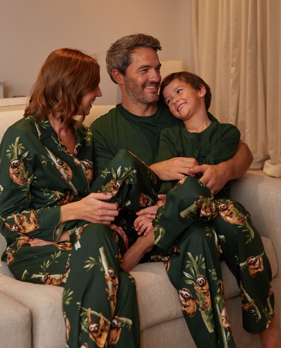 Ember Sloth Matching Family Pyjama Set