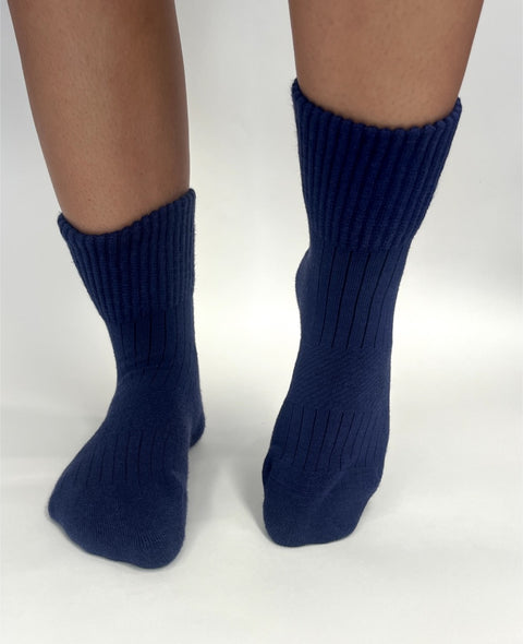 Navy Bamboo Socks