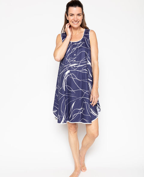 Jolene Swirl Print Swing Nightdress