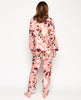 Lillian Lace-Trim Floral Print Pyjama Set