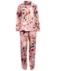 Pyjama à imprimé floral et bordure en dentelle Lillian