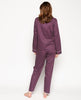 Lillian Lace-Trim Spot Print Pyjama Set