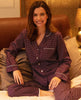 Lillian Pyjama-Set mit Punktmuster und Spitzenbesatz