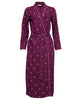 Sara Stab Stitch Embroidered Long Dressing Gown