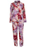 Maeve Lace Trim Floral Print Pyjama Set