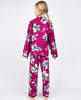 Natasha Cerise Pyjama-Set mit Blumenmuster