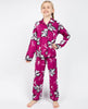 Ensemble de pyjama à imprimé floral Natasha Cerise