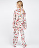 Robyn Pyjama-Set mit cremefarbenem Walddruck