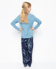 Emma Jersey Top and Floral Print Pyjama Set