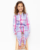 Carrie Flieder kariertes Pyjama-Set