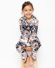 Katie Black Floral Print Pyjama Set