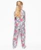 Pyjama à imprimé floral gris Mallory