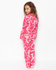 Mallory Pink Heart Print Pyjama Set