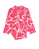 Pyjama rose à imprimé cœurs Mallory
