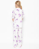 Tilly Pyjama-Set mit lilafarbenem Schildkröten-Print
