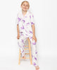 Tilly Lilac Turtle Print Pyjama Set