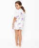 Tilly Lilac Turtle Print Shorty Set