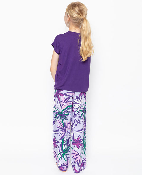Tilly Jersey Top and Floral Print Pyjama Set