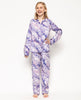 Ensemble de pyjama à imprimé animal Camila lilas