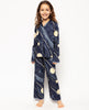 Himmelblaues Pyjama-Set mit Himmlischem Aufdruck