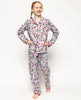 Windsor Girls Pyjama-Set mit grauem London-Print