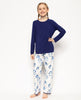 Riley Jersey Top and Bauble Print Pyjama Set