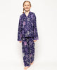 Violet Purple Forest Print Pyjama Set